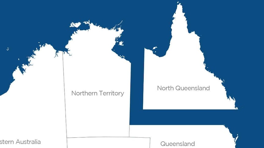 Map of North Queensland