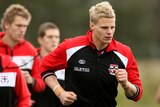 Business as usual: Nick Riewoldt.