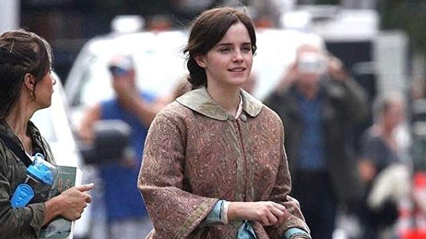 Emma Watson in a period dress