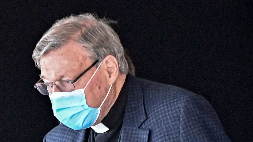 Australian Cardinal George Pell prepares to get into a car after landing at Rome's Fiumicino airport.