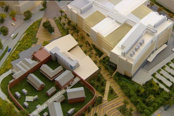 Model of environmental science precinct for the land around Boggo Road jail in Brisbane