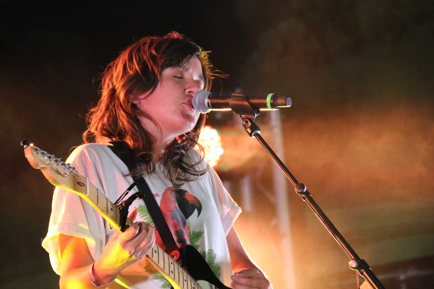 Courtney Barnett performs at 2016 Barunga Festival