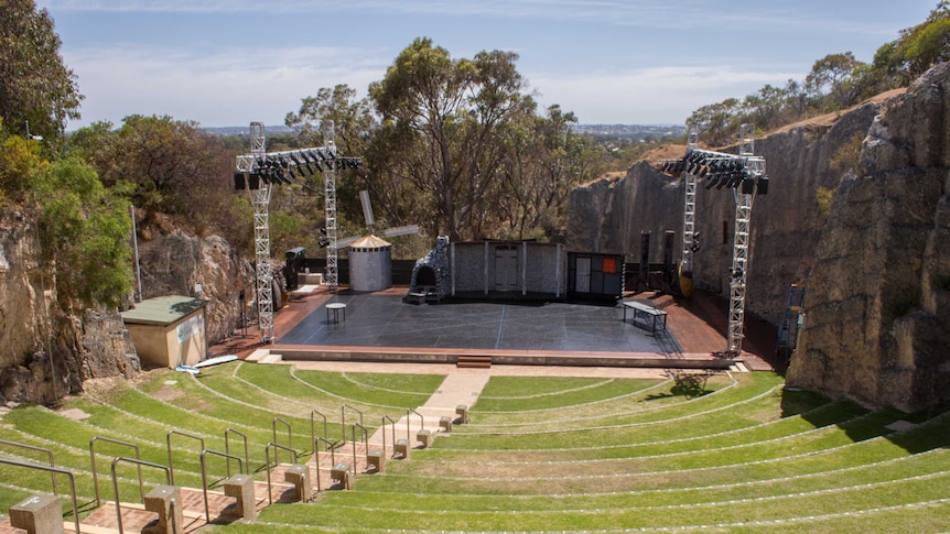 The Quarry amphitheatre in Perth's Reabold Hill, January 13, 2016