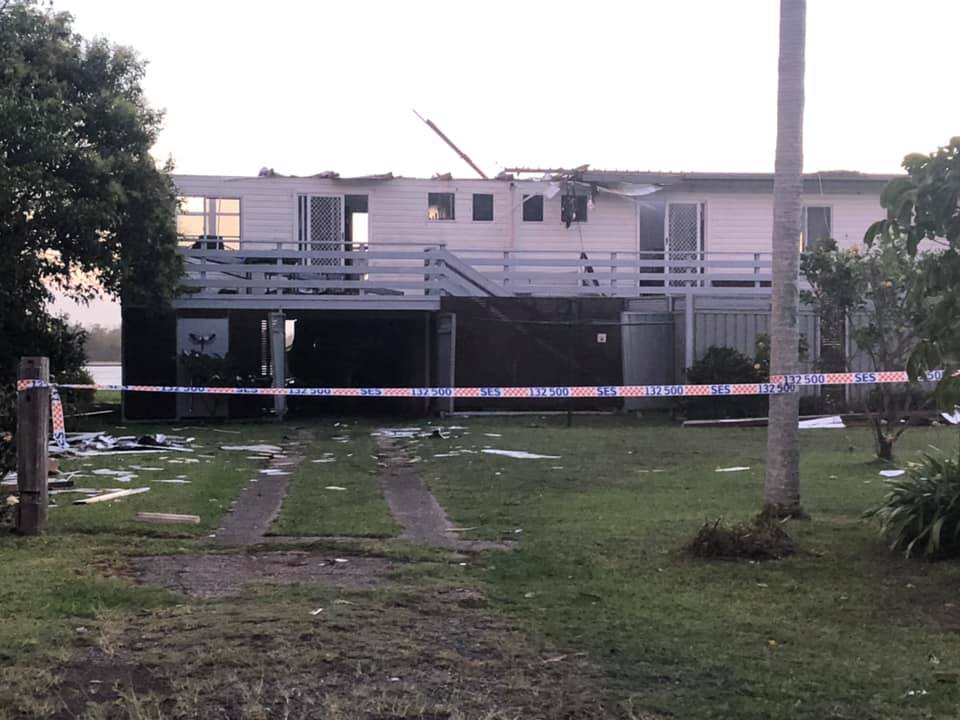 Storm season's arrival on NSW midnorth coast sees 'mini cyclone' crash