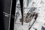 US yacht Comanche sails in the Sydney to Hobart race