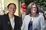 Greens candidate Alex Bhathal and Labor candidate Ged Kearney.