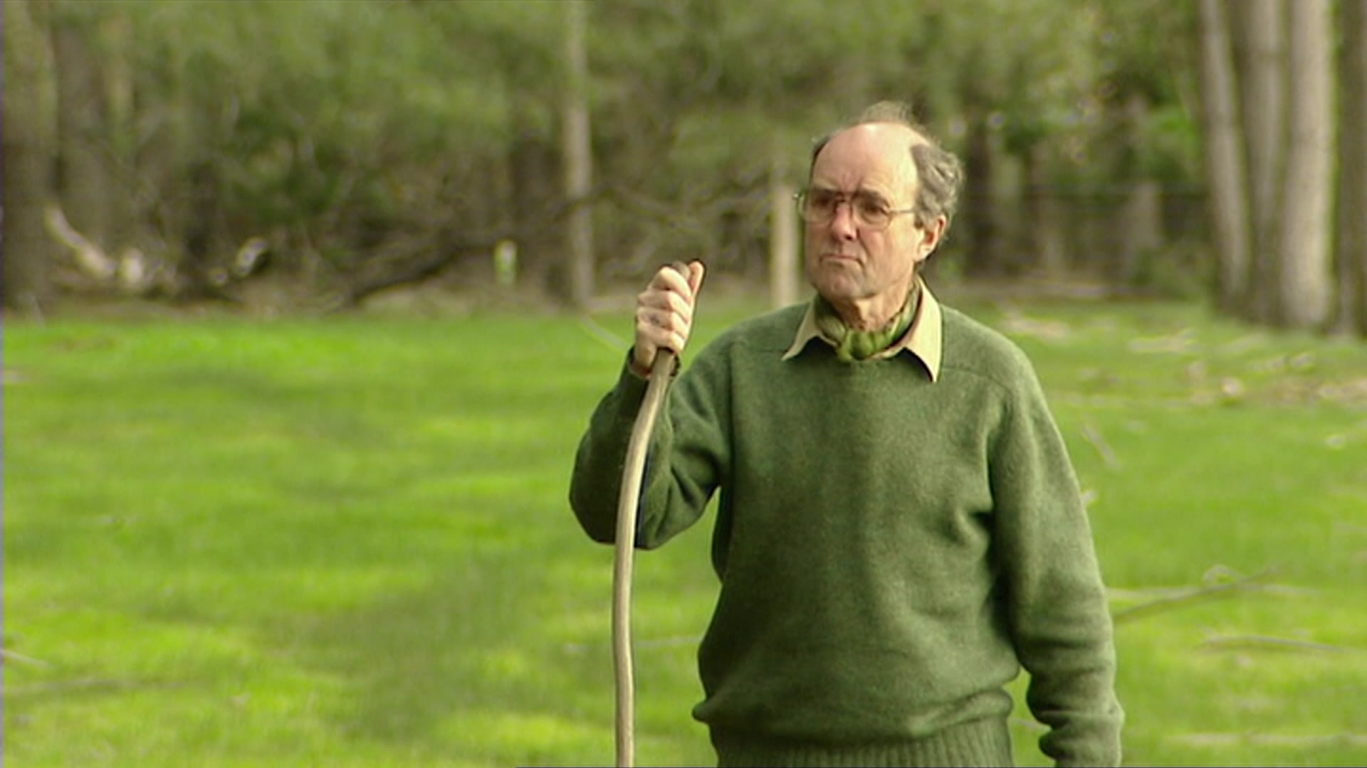 Photo of an older man walking