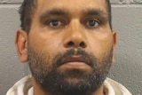 Police are searching for Danny Ferguson, 35, after the death of a woman at Oodnadatta on Friday.