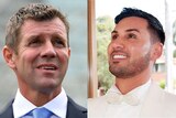 Composite of Mike Baird and Salim Mehajer