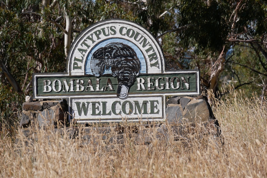 a sign of Bombala