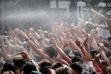 Crowd at annual at music festival in Launceston