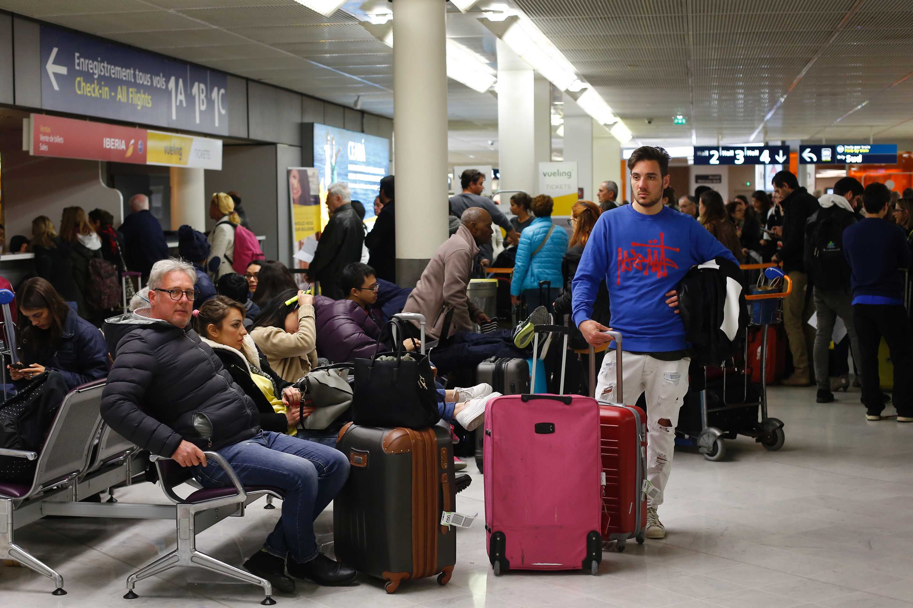 Hundreds of flights cancelled in France as air traffic controllers