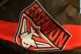 An Essendon Bombers flag flies at Docklands in April 2010.