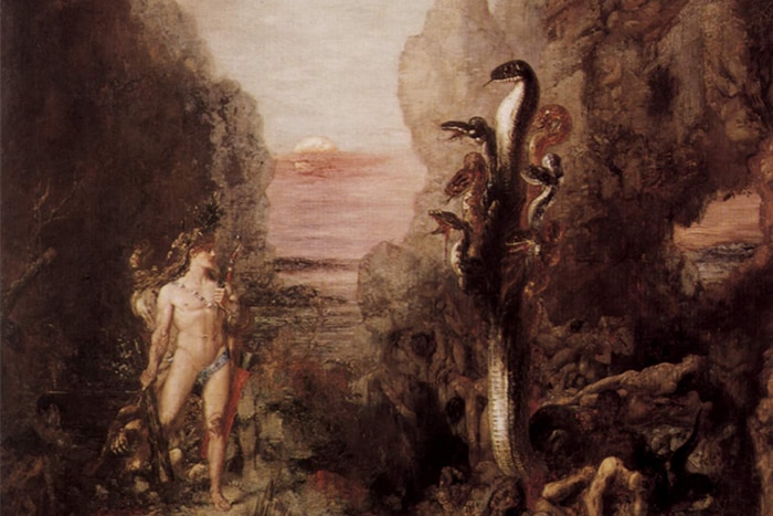 Hydra geschilderd door Gustave Moreau