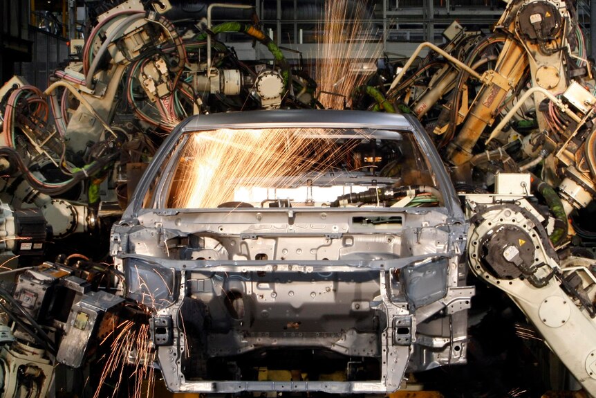 Toyota assembly line in Altona