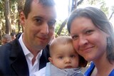 Margaret Flitcroft, Julian Flitcroft and baby Samuel