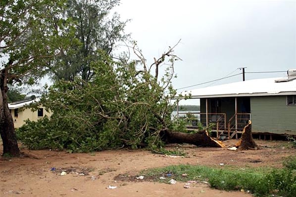 Cyclone Grant damage on Croker Island