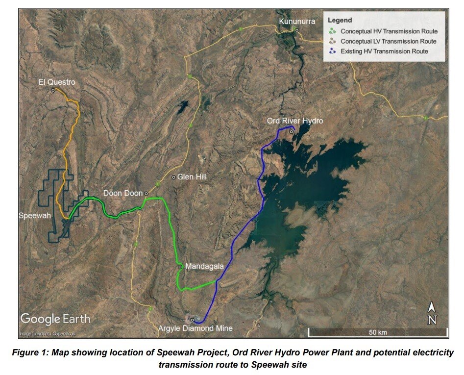 Tivan Speewah electric map