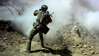 SAS soldier in Afghanistan