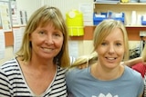 Gayle Woodford with her nursing colleague Belinda Schultz.