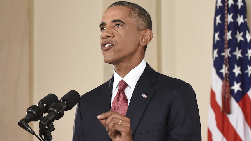Barack Obama delivers a prime-time speech