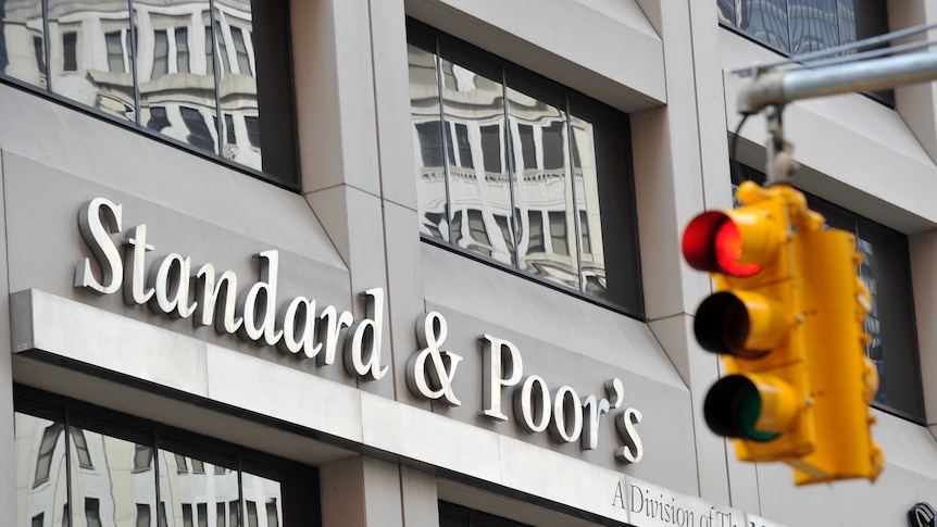 Standard & Poor's headquarters in the financial district of New York on August 6, 2011.