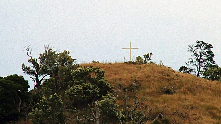 The cross on Sugarloaf hill