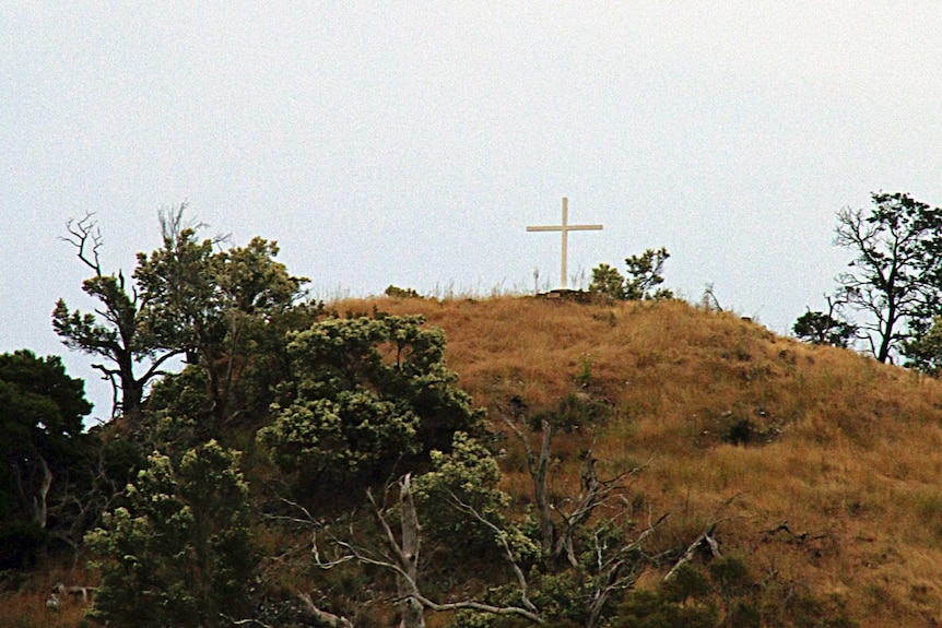 The cross on Sugarloaf hill