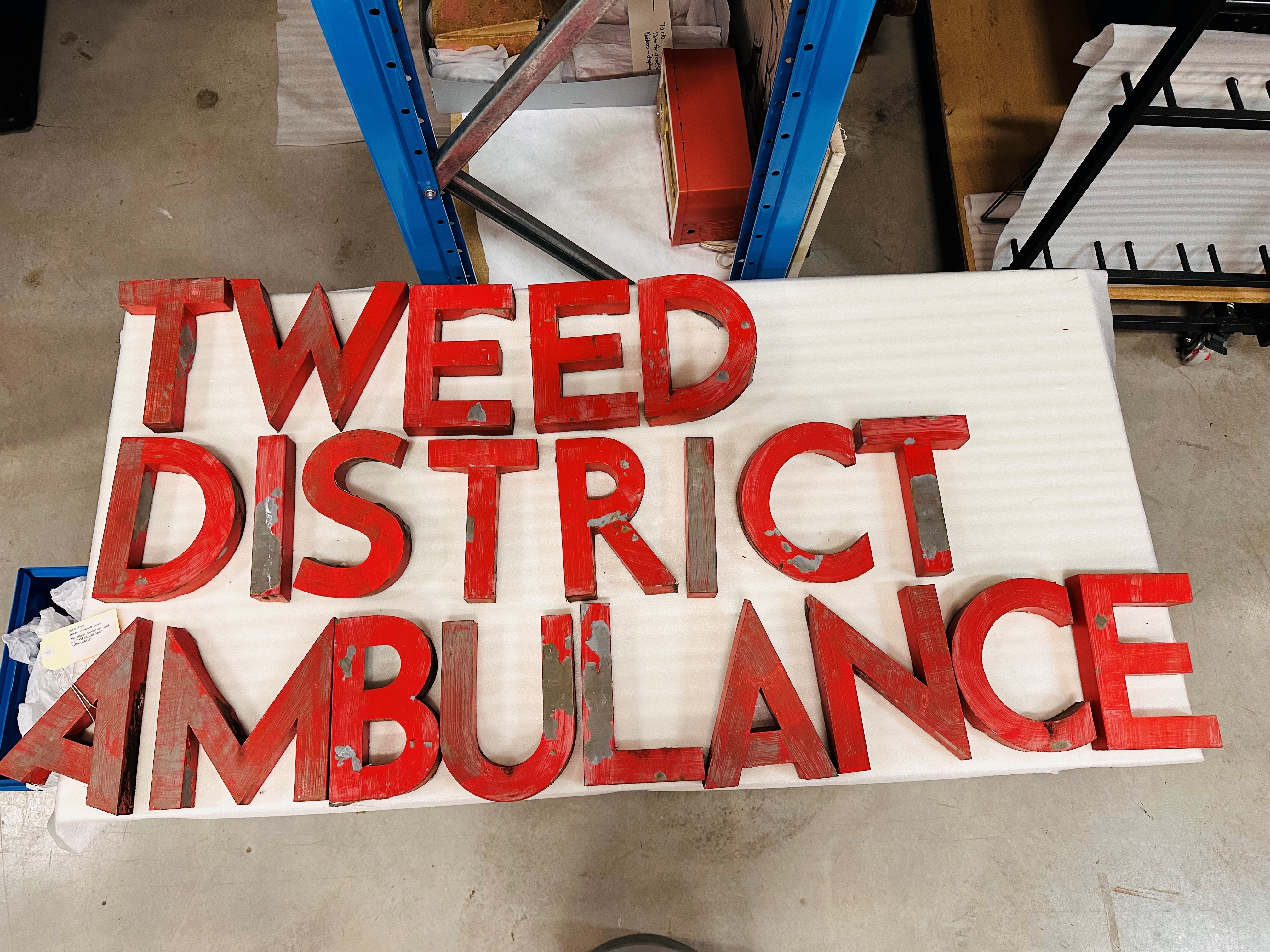 and the answer is "Tweed District Ambulance" did you guess it?