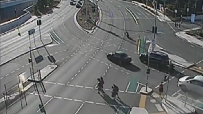 Severe accident caught on traffic camera in Brisbane suburb