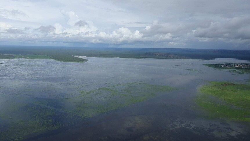 floodplains full with water