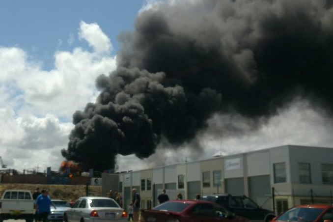 Spearwood factory fire