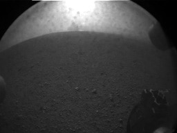 Mars landing raw image