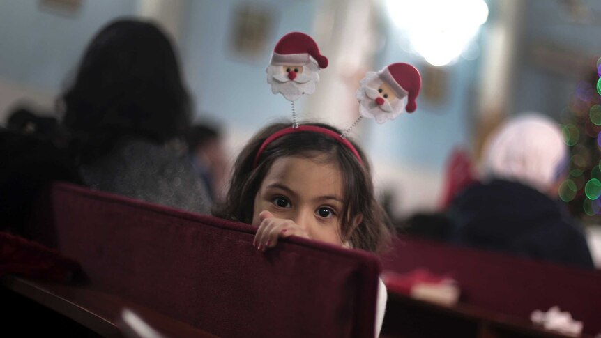 A Palestinian Christian girl