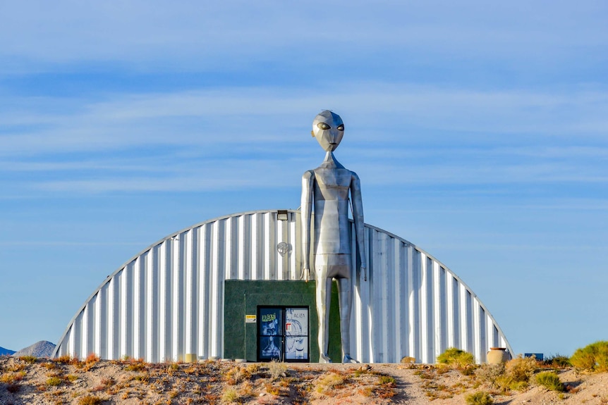 The Alien Research Centre in Hiko, Nevada in the US