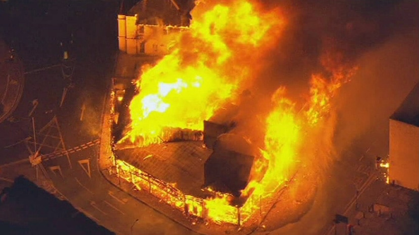 Fire destroys Croydon furniture store
