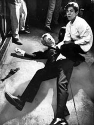 Bobby Kennedy after being shot