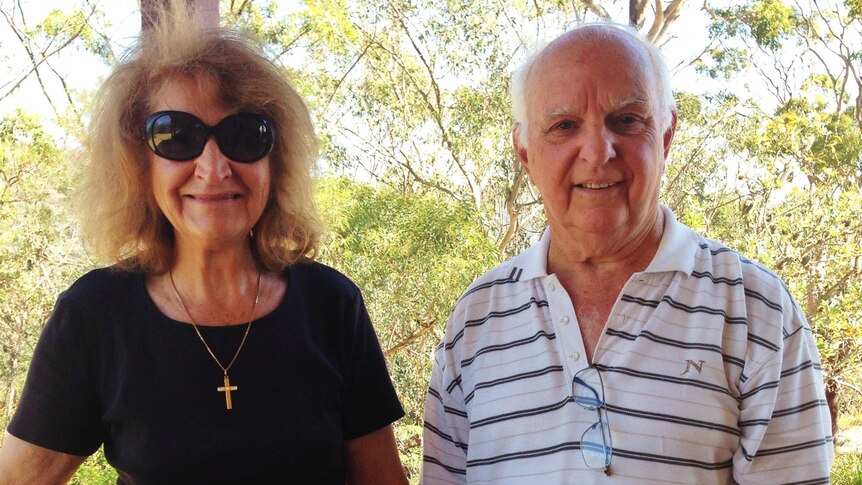  Betty and Warwick Reynolds at their Faulconbridge property.