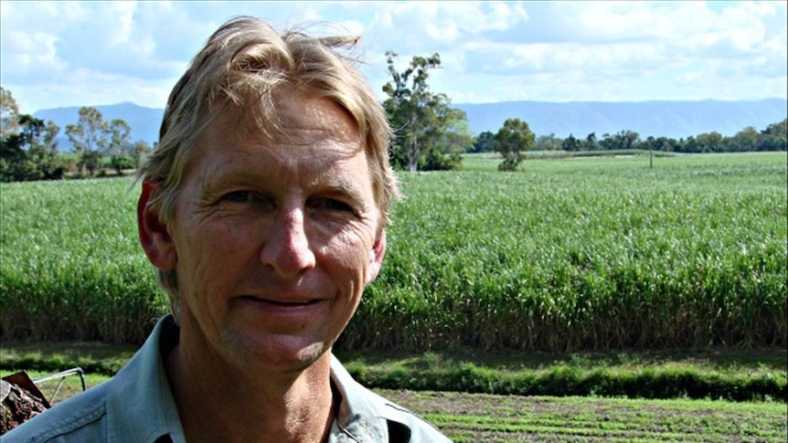 Michael Waring on his family farm at Trebonne in the Herbert River district