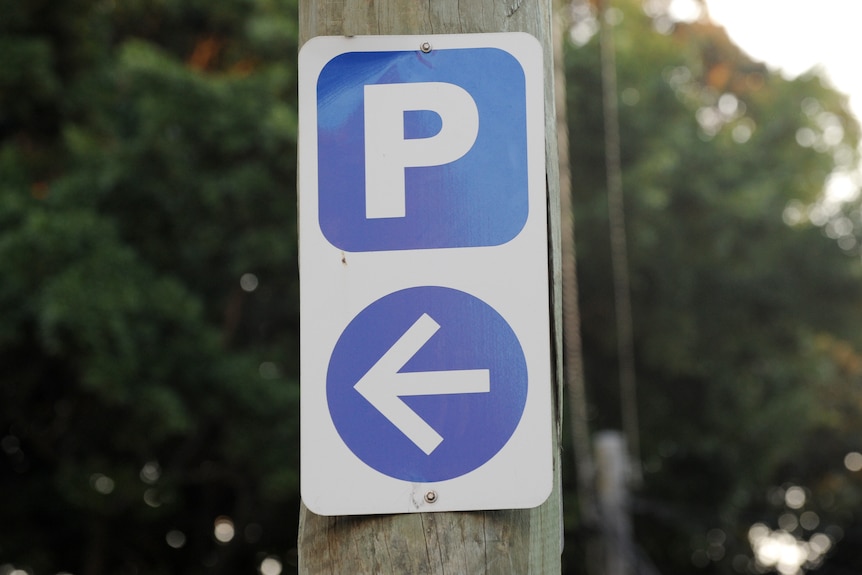 A parking sign in Sydney.