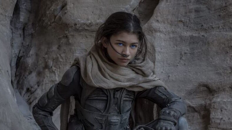 The actress Zendaya in the 2021 film Dune