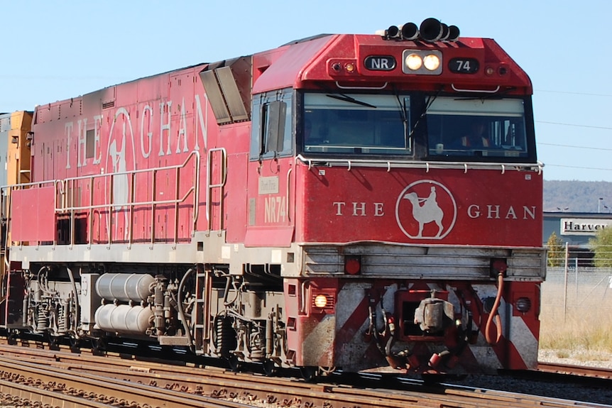 The Ghan train.