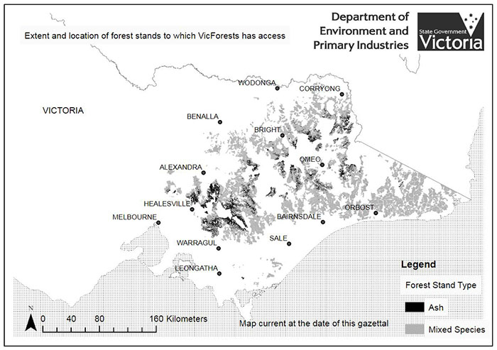 Map used to prosecute illegal logging in Victoria