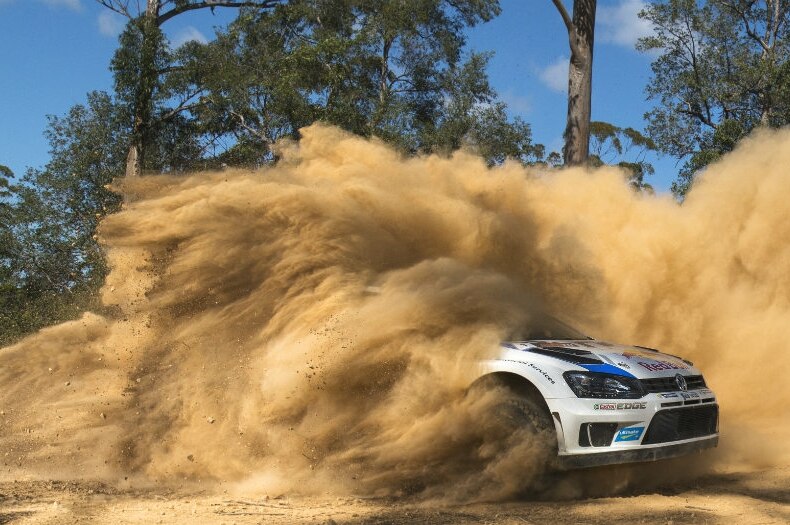 WRC car Coffs Coast 2014 (File photograph)