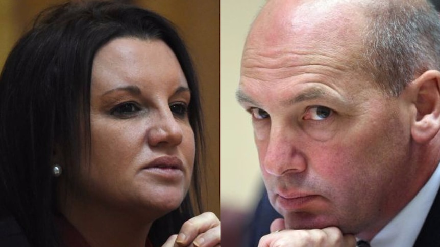 Jacquie Lambie and Stephen Parry.