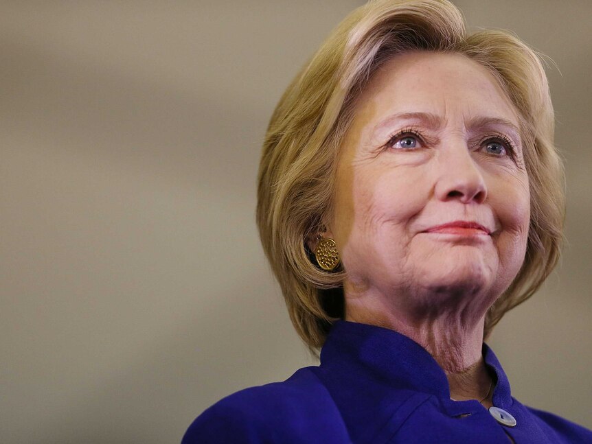 US presidential hopeful Hillary Clinton