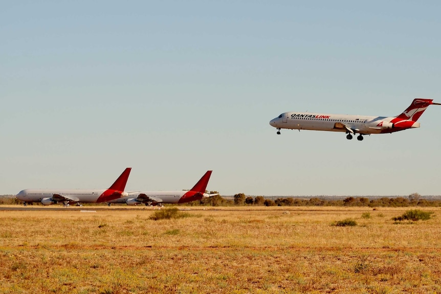 Alice Springs airport's boneyard