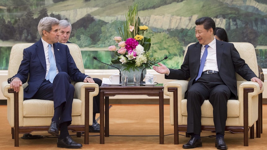 Xi Jinping and John Kerry meet in Beijing