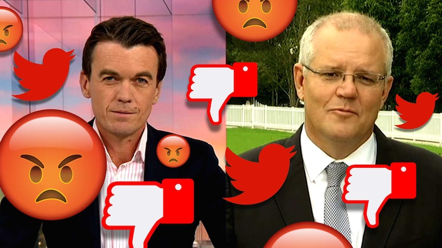 Michael Rowland and Scott Morrison graphic.