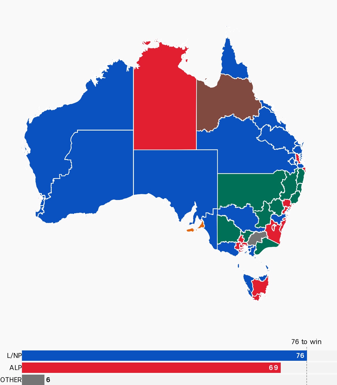 Map of the Week: Map of the Weekend-ABC decides your region